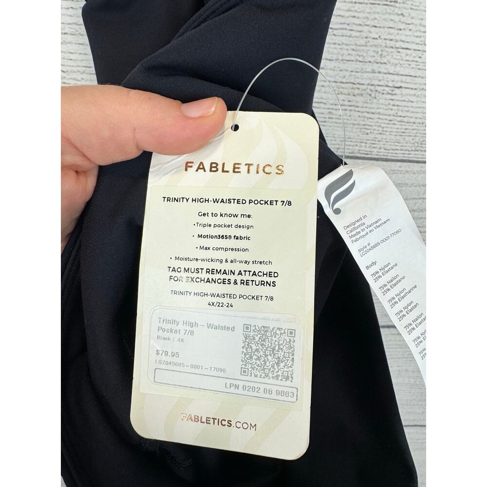 Fabletics Plus Size Black Active Trinity High Wai… - image 7